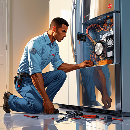 دلایل خرابی و معایب یخچال بوش